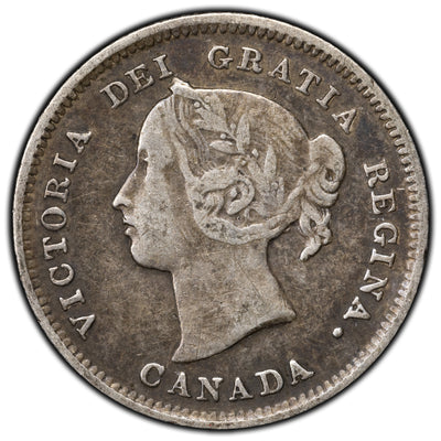 SOLD Canada 1887 5 Cents Silver Coin