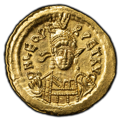 SOLD Roman Imperial 454-474 Leo I Solidus Gold Coin