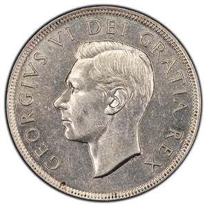 SOLD Canada 1949 $1 Silver Dollar Coin - Matthew Ship