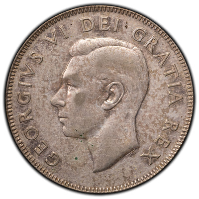SOLD Canada 1949 Hoof/9 50 Cents Half Dollar Silver Coin