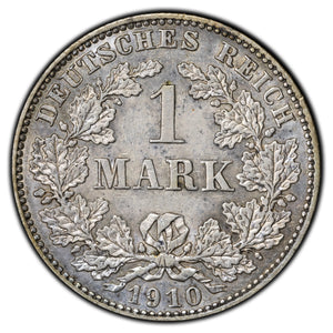 SOLD Germany 1910-E 1 Mark Silver Coin