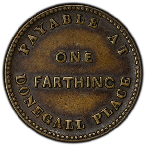 SOLD Ireland ND Belfast Ferrar & Company Farthing Merchant Token