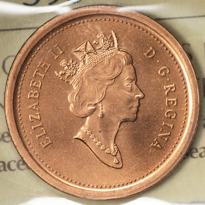 SOLD Canada 2003 1 Small Cent Coin - ICCS MS-67 Red