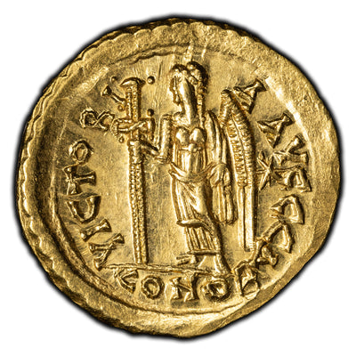 SOLD Roman Imperial 454-474 Leo I Solidus Gold Coin