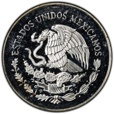 SOLD Mexico 1999 5 Pesos Silver Coin Buque Escuela Cuauhtemoc - Proof