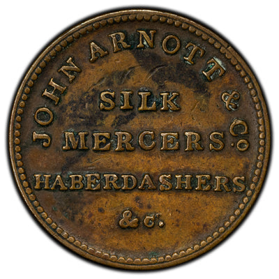 Ireland ND Belfast John Arnott & Co Farthing Merchant Token Batty #1400
