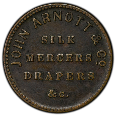 Ireland ND Belfast John Arnott & Co Farthing Merchant Token Batty #1402