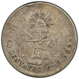SOLD Mexico 1883 Pi-H 50 Centavos Silver Coin