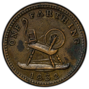 SOLD Ireland 1832 Limerick Merchant Farthing Token Batty #1548