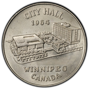 SOLD Canada 1964 Winnipeg City Hall Medal 32.5mm