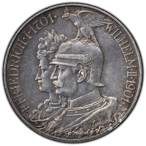 SOLD Germany Prussia 1901-A 2 Mark Silver Coin