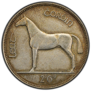 SOLD Ireland 1930 1/2 Half Crown Silver Coin