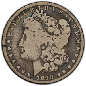 SOLD United States 1899-O $1 Morgan Silver Dollar Coin - Rim Damage