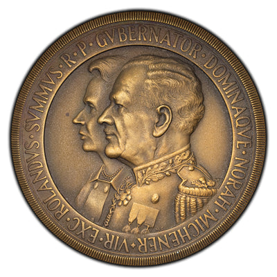 SOLD Canada Roland Michener Governor General Medal - Unlisted Blank Back