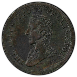 SOLD Ireland 1816 Wellington Token WE-10A1 W-2020 - Corrosion