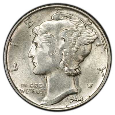 SOLD United States 1944 10 Cents Mercury Dime Silver Coin