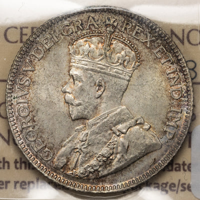SOLD Canada 1928 25 Cents Quarter Silver Coin - ICCS MS-64