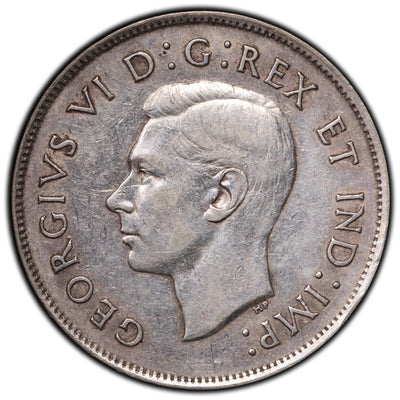 SOLD Canada 1937 50 Cents Half Dollar Silver Coin