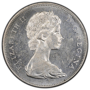 SOLD Canada 1965 Type 5 MB Pt5 $1 Silver Dollar Coin