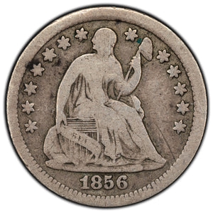 SOLD United States 1856 1/2 Half Dime Seated Liberty Silver Coin