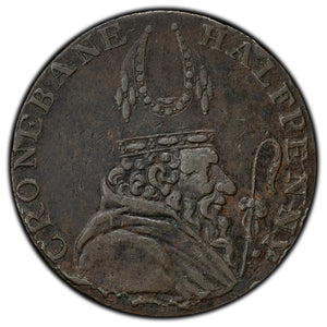 SOLD Ireland 1789 Wicklow 1/2 Half Penny Token D&H #51c