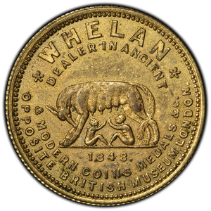 SOLD Great Britain 1848 Peter Whelan Token
