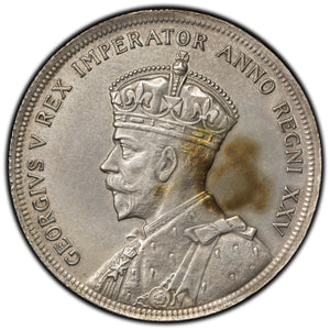 SOLD Canada 1935 $1 Dollar Silver Coin - Stain