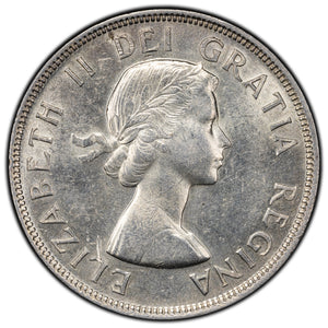 SOLD Canada 1955 $1 Silver Dollar Coin - AU