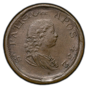 SOLD Ireland 1806 St. Patrick Apos 432 1/2 Half Penny Token D-67 W-2016