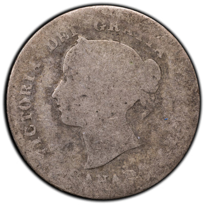 SOLD Canada 1874-H Plain 4 5 Cents Silver Coin