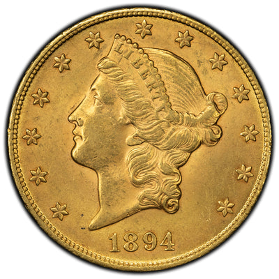SOLD United States 1894 $20 Liberty Double Eagle Gold Coin