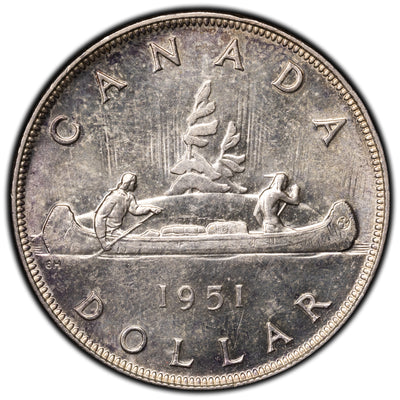 SOLD Canada 1951 $1 Silver Dollar Coin