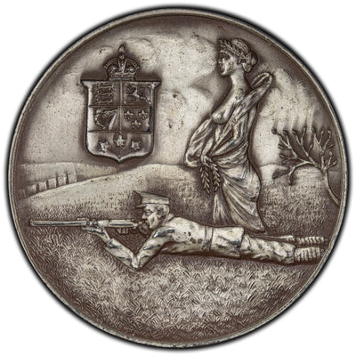 SOLD Dominion of Canada Rifle Association 1931 Medal - In Original Birks Box