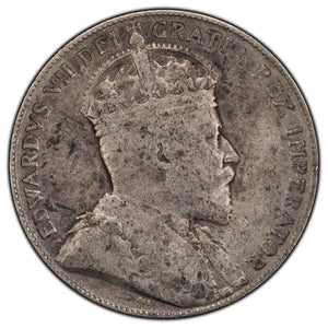 SOLD Newfoundland 1904-H 50 Cents Silver Coin - Fine