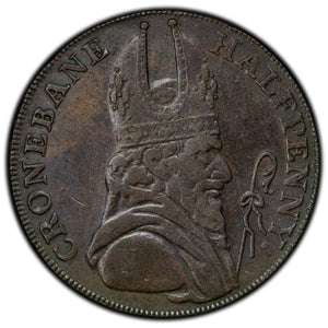 SOLD Ireland 1789 Wicklow 1/2 Half Penny Token D&H #46b
