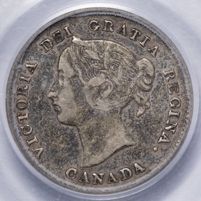 SOLD Canada 1893 5 Cents Silver Coin - PCGS VF-30