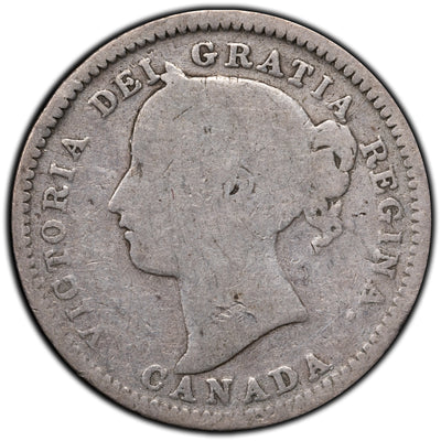 SOLD Canada 1901 10 Cents Dime Silver Coin