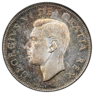SOLD Canada 1952 50 Cents Half Dollar Silver Coin - Choice UNC
