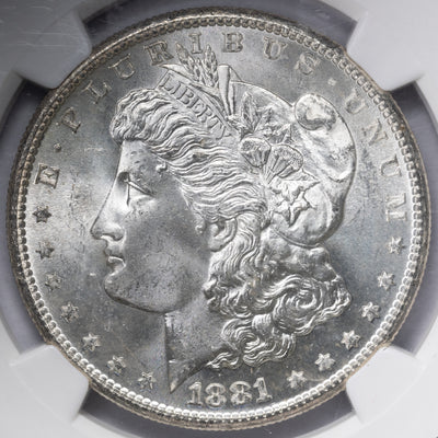 SOLD United States 1881-S $1 Morgan Dollar Silver Coin - NGC MS-64 Ex. Olathe Hoard