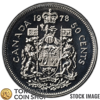 Canada 1978 50 Cents Coin - Specimen Strike