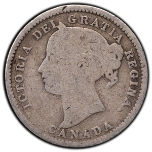 SOLD Canada 1900 10 Cents Dime Silver Coin