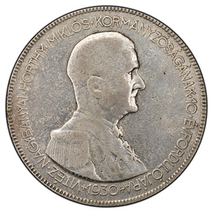 SOLD Hungary 1930 5 Pengo Silver Coin