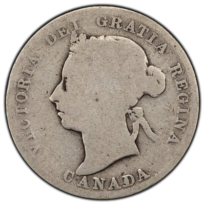 SOLD Canada 1887 25 Cents Quarter Silver Coin - Key Date