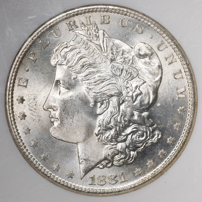 SOLD United States 1881-S $1 Morgan Dollar Silver Coin - NGC MS-65