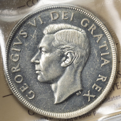 SOLD Canada 1948 $1 Silver Dollar Coin - ICCS MS-62
