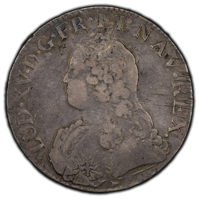 SOLD France 1731 1 Ecu Silver Coin