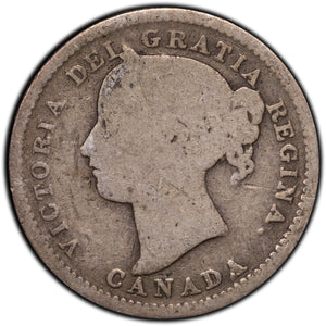 SOLD Canada 1899 Small '99' 10 Cents Dime Silver Coin