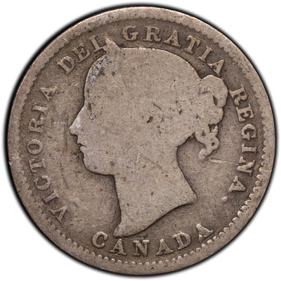 SOLD Canada 1899 Small '99' 10 Cents Dime Silver Coin