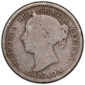 SOLD Canada 1898 10 Cents Dime Silver Coin