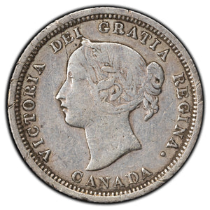 SOLD Canada 1870 5 Cents Silver Coin